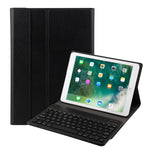 FT-1030 Bluetooth 3.0 ABS Tastatur mit gebürsteter Textur + Lederhülle mit Hautstruktur für iPad Air / Air 2 / iPad Pro 9,7 Zoll, mit Drei-Stufen-Winkelverstellung / Magnetisch / Schlafmodus, FT-1030D