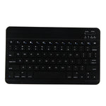 FT-1030 Bluetooth 3.0 ABS Tastatur mit gebürsteter Textur + Lederhülle mit Hautstruktur für iPad Air / Air 2 / iPad Pro 9,7 Zoll, mit Drei-Stufen-Winkelverstellung / Magnetisch / Schlafmodus, FT-1030D