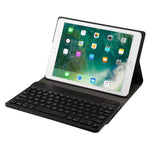 FT-1030 Bluetooth 3.0 ABS Tastatur mit gebürsteter Textur + Lederhülle mit Hautstruktur für iPad Air / Air 2 / iPad Pro 9,7 Zoll, mit Drei-Stufen-Winkelverstellung / Magnetisch / Schlafmodus, FT-1030D