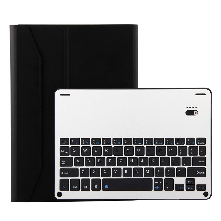 FT-1038B Abnehmbare Bluetooth 3.0 Aluminiumlegierung Tastatur + Leder-Tablet-Hülle mit Lammnappa-Textur für iPad Air / Air 2 / iPad Pro 9,7 Zoll, mit Wasserabweisend / Drei-Stufen-Winkelverstellung / Magnetisch / Schlafmodus, FT-1038B