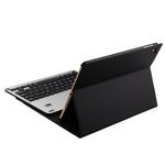 FT-1038B Abnehmbare Bluetooth 3.0 Aluminiumlegierung Tastatur + Leder-Tablet-Hülle mit Lammnappa-Textur für iPad Air / Air 2 / iPad Pro 9,7 Zoll, mit Wasserabweisend / Drei-Stufen-Winkelverstellung / Magnetisch / Schlafmodus, FT-1038B