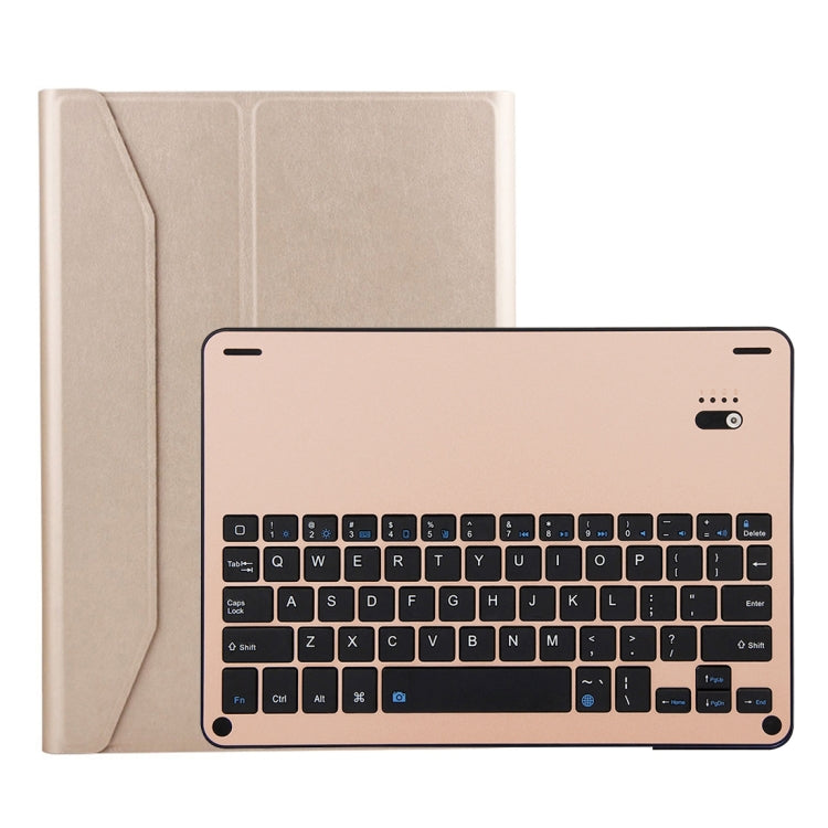 FT-1038B Abnehmbare Bluetooth 3.0 Aluminiumlegierung Tastatur + Leder-Tablet-Hülle mit Lammnappa-Textur für iPad Air / Air 2 / iPad Pro 9,7 Zoll, mit Wasserabweisend / Drei-Stufen-Winkelverstellung / Magnetisch / Schlafmodus, FT-1038B