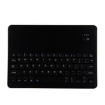 FT-1038E Abnehmbare Bluetooth 3.0 Aluminiumlegierung Tastatur + Leder-Tablet-Hülle mit Lammnappa-Textur für iPad Air / Air 2 / iPad Pro 9,7 Zoll, mit Stiftschacht / Wasserabweisend / Drei-Stufen-Winkelverstellung / Magnetisch / Schlafmodus, FT-1038E