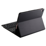 FT-1038E Abnehmbare Bluetooth 3.0 Aluminiumlegierung Tastatur + Leder-Tablet-Hülle mit Lammnappa-Textur für iPad Air / Air 2 / iPad Pro 9,7 Zoll, mit Stiftschacht / Wasserabweisend / Drei-Stufen-Winkelverstellung / Magnetisch / Schlafmodus, FT-1038E