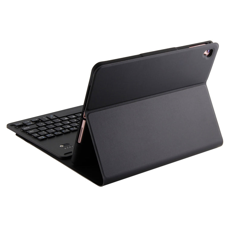FT-1038E Abnehmbare Bluetooth 3.0 Aluminiumlegierung Tastatur + Leder-Tablet-Hülle mit Lammnappa-Textur für iPad Air / Air 2 / iPad Pro 9,7 Zoll, mit Stiftschacht / Wasserabweisend / Drei-Stufen-Winkelverstellung / Magnetisch / Schlafmodus, FT-1038E