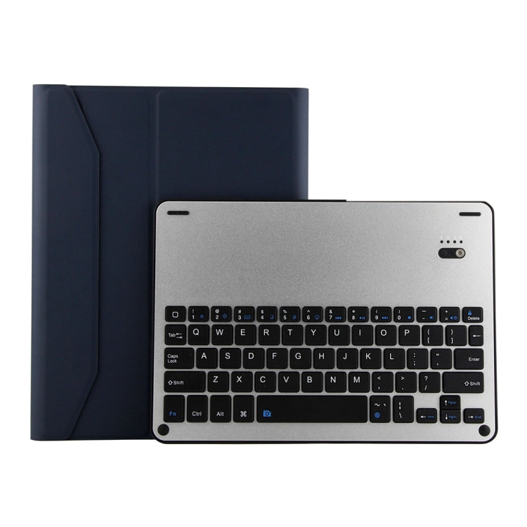 FT-1038E Abnehmbare Bluetooth 3.0 Aluminiumlegierung Tastatur + Leder-Tablet-Hülle mit Lammnappa-Textur für iPad Air / Air 2 / iPad Pro 9,7 Zoll, mit Stiftschacht / Wasserabweisend / Drei-Stufen-Winkelverstellung / Magnetisch / Schlafmodus, FT-1038E