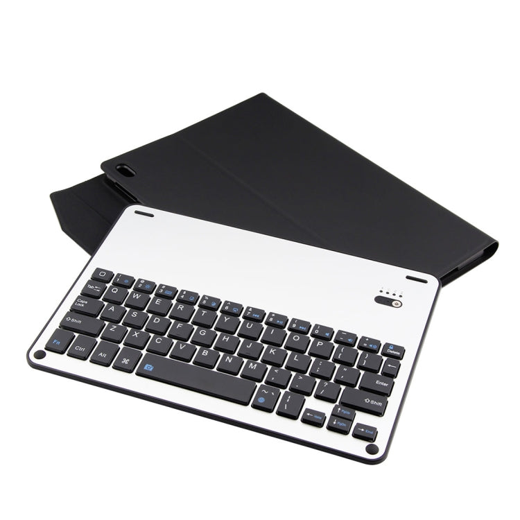 FT-1039B Abnehmbare Bluetooth 3.0 Aluminiumlegierung Tastatur + Leder-Tablet-Hülle mit Lammnappa-Textur für iPad Pro 10,5 Zoll / iPad Air (2019), mit Wasserabweisend / Drei-Stufen-Winkelverstellung / Magnetisch / Schlafmodus, FT-1039B