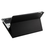 FT-1039B Abnehmbare Bluetooth 3.0 Aluminiumlegierung Tastatur + Leder-Tablet-Hülle mit Lammnappa-Textur für iPad Pro 10,5 Zoll / iPad Air (2019), mit Wasserabweisend / Drei-Stufen-Winkelverstellung / Magnetisch / Schlafmodus, FT-1039B