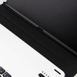 FT-1039B Abnehmbare Bluetooth 3.0 Aluminiumlegierung Tastatur + Leder-Tablet-Hülle mit Lammnappa-Textur für iPad Pro 10,5 Zoll / iPad Air (2019), mit Wasserabweisend / Drei-Stufen-Winkelverstellung / Magnetisch / Schlafmodus, FT-1039B