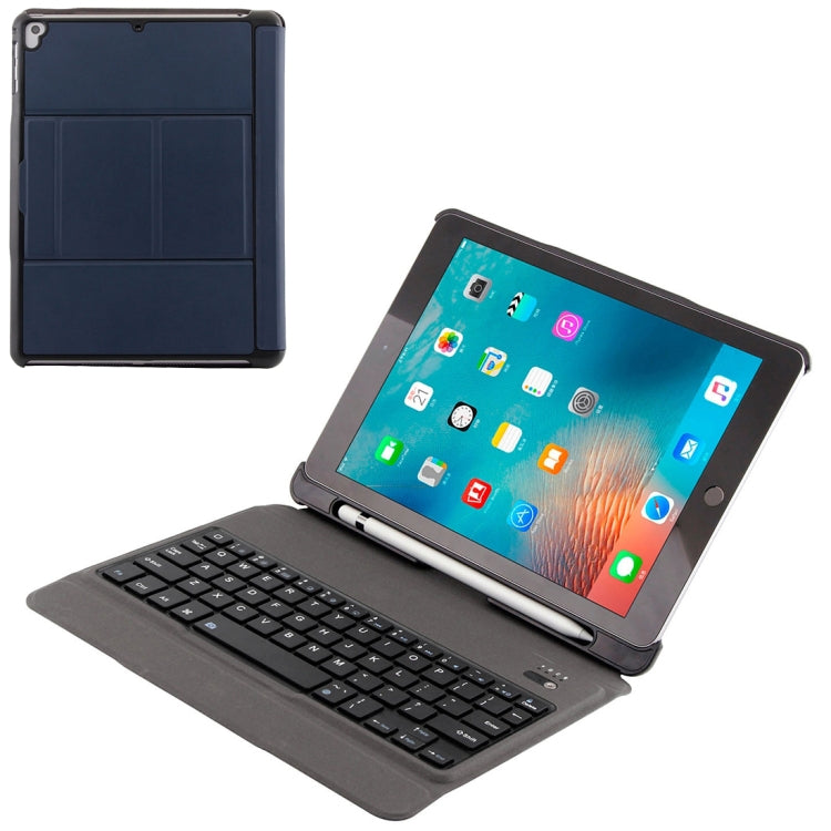 T-201 Abnehmbare Bluetooth 3.0 Ultradünne Tastatur + Lederhülle mit Lammlederstruktur für iPad Air / Air 2 / iPad Pro 9,7 Zoll, Unterstützt Mehrwinkelverstellung, T-201