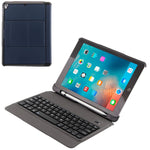 T-201 Abnehmbare Bluetooth 3.0 Ultradünne Tastatur + Lederhülle mit Lammlederstruktur für iPad Air / Air 2 / iPad Pro 9,7 Zoll, Unterstützt Mehrwinkelverstellung, T-201