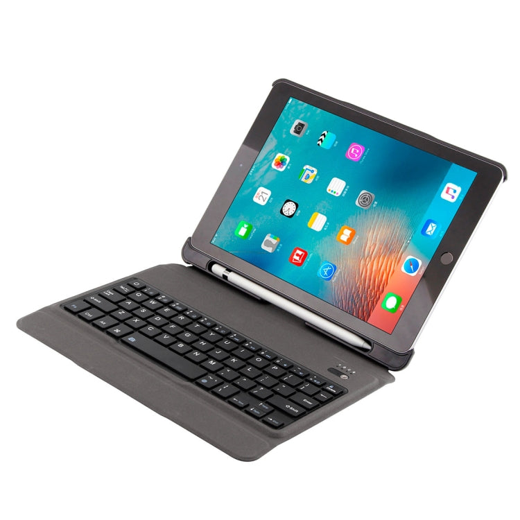 T-201 Abnehmbare Bluetooth 3.0 Ultradünne Tastatur + Lederhülle mit Lammlederstruktur für iPad Air / Air 2 / iPad Pro 9,7 Zoll, Unterstützt Mehrwinkelverstellung, T-201