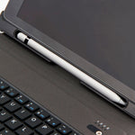 T-201 Abnehmbare Bluetooth 3.0 Ultradünne Tastatur + Lederhülle mit Lammlederstruktur für iPad Air / Air 2 / iPad Pro 9,7 Zoll, Unterstützt Mehrwinkelverstellung, T-201