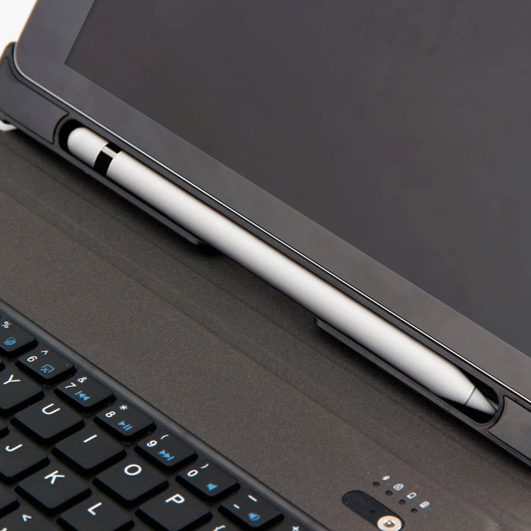 T-201 Abnehmbare Bluetooth 3.0 Ultradünne Tastatur + Lederhülle mit Lammlederstruktur für iPad Air / Air 2 / iPad Pro 9,7 Zoll, Unterstützt Mehrwinkelverstellung, T-201