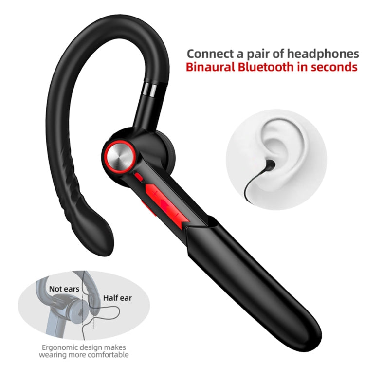 ME-100 TWS Business Drehbares Universelles True Stereo 5.0 Version Hängendes In-Ear Bluetooth Headset