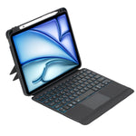 T11B-AS Abnehmbare drehbare hintergrundbeleuchtete Touch Bluetooth Tastaturhülle Für iPad Air 11 2024 / Air 5 / Air 4 10.9 / Pro 11 2022 2021 2020 2018, Für iPad Air 11 2025 / Air 11 2024 / Air 5 / Air 4 10.9 / Pro 11 2022 2021 2020 2018
