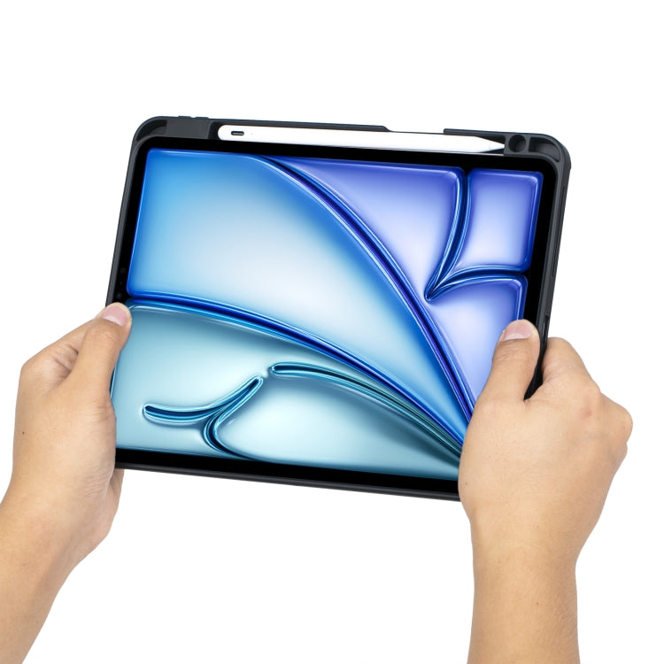 T11B-AS Abnehmbare drehbare hintergrundbeleuchtete Touch Bluetooth Tastaturhülle Für iPad Air 11 2024 / Air 5 / Air 4 10.9 / Pro 11 2022 2021 2020 2018, Für iPad Air 11 2025 / Air 11 2024 / Air 5 / Air 4 10.9 / Pro 11 2022 2021 2020 2018