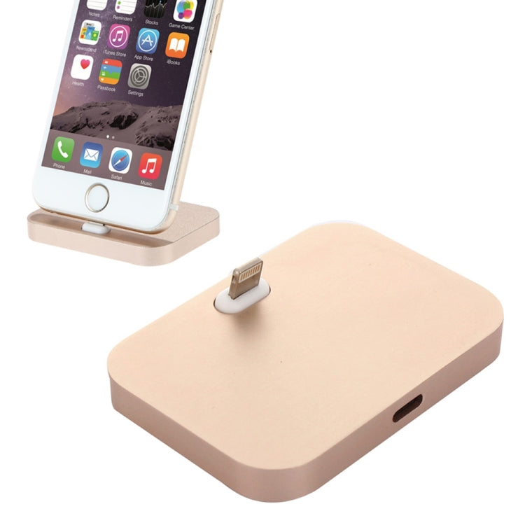 8-Pin Stouch Desktop-Dockingstation aus Aluminium mit Ladegerät für iPhone