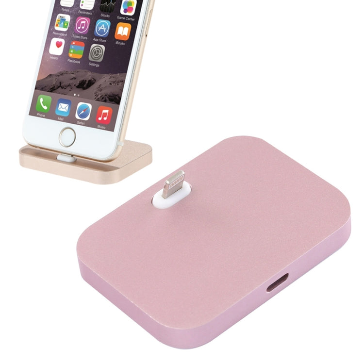 8-Pin Stouch Desktop-Dockingstation aus Aluminium mit Ladegerät für iPhone