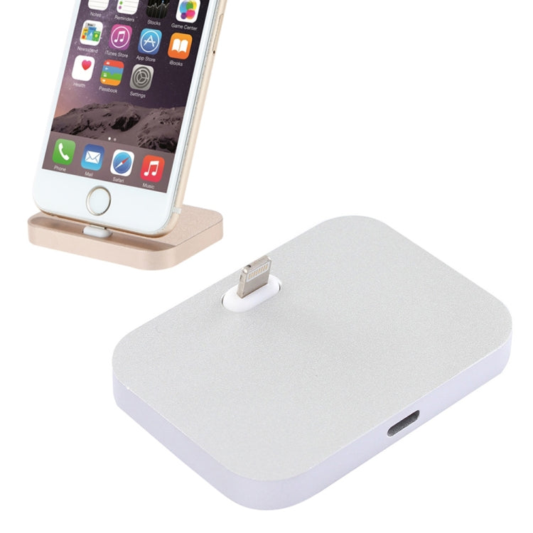 8-Pin Stouch Desktop-Dockingstation aus Aluminium mit Ladegerät für iPhone