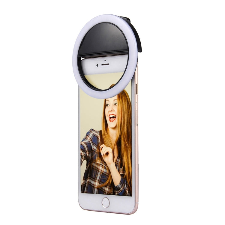 Lade-Selfie-Schönheitslicht für iPhone, Galaxy, Huawei, Xiaomi, LG, HTC und andere Smartphones mit verstellbarer Klammer & USB-Kabel