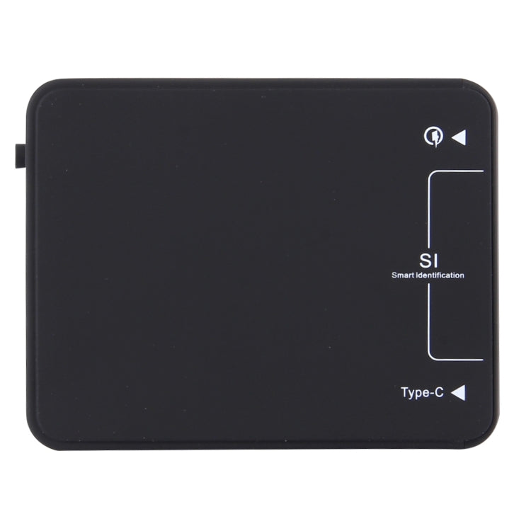 Q8118 1 Quick Charge 3.0 + 4 Smart Identification USB + 1 USB-C / Type-C 3.1 Desktop-USB-Ladegerät