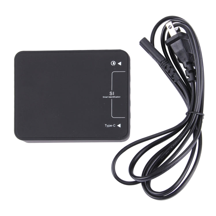 Q8118 1 Quick Charge 3.0 + 4 Smart Identification USB + 1 USB-C / Type-C 3.1 Desktop-USB-Ladegerät