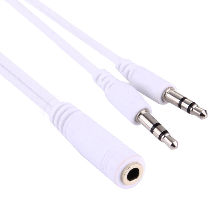1M Hi-Fi AUX Audiokabel 3,5 mm Doppel-Männlich zu Weiblich Stecker Stereo-Audiokabel für iPhone, iPad, Samsung, MP3, MP4, Soundkarte, TV, Radiorekorder, Auto Bluetooth Lautsprecher, Computer usw., 3,5 mm 2 Männlich zu Weiblich