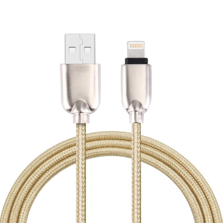 1m Geflochtenes 108 Kupferkerne 8-Pin zu USB Daten-Sync Ladekabel für iPhone, iPad