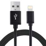 1m 3A 8-Pin zu USB Daten-Sync Ladekabel für iPhone, iPad, Durchmesser: 4 cm