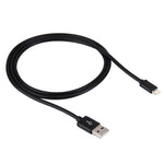 1m 3A 8-Pin zu USB Daten-Sync Ladekabel für iPhone, iPad, Durchmesser: 4 cm