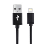 1m 3A 8-Pin zu USB Daten-Sync Ladekabel für iPhone, iPad, Durchmesser: 4 cm