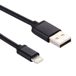 1m 3A 8-Pin zu USB Daten-Sync Ladekabel für iPhone, iPad, Durchmesser: 4 cm