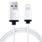 1m 3A 8-Pin zu USB Daten-Sync Ladekabel für iPhone, iPad, Durchmesser: 4 cm