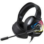 ONIKUMA K6 Over-Ear Gaming-Kopfhörer mit Bass, Stereo-Surround-Sound, Mikrofon und RGB-Beleuchtung
