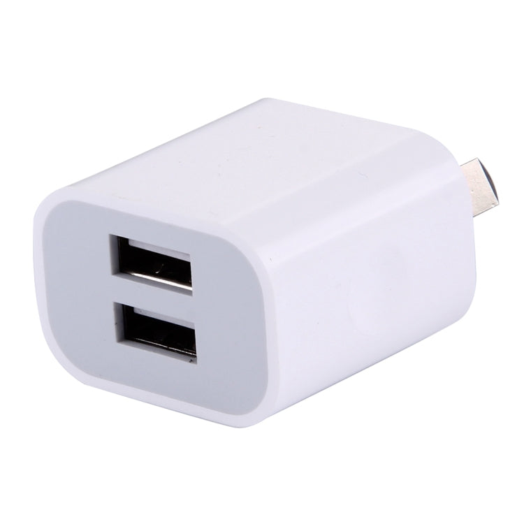 5V 2A hochkompatibles Ladegerät mit 2 USB-Anschlüssen, AU-Stecker