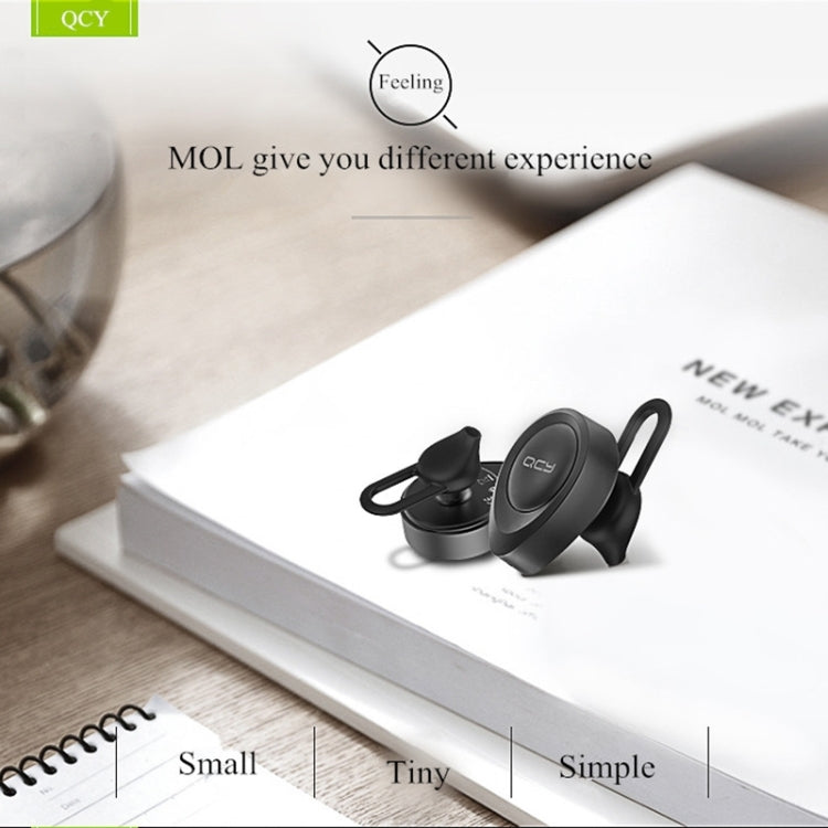 QCY J11 Universeller kabelloser Bluetooth 4.1 Ohrhörer mit Mikrofon für Smartphones oder andere Bluetooth-Geräte, Effektive Bluetooth-Reichweite: 10M