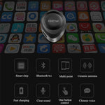 QCY J11 Universeller kabelloser Bluetooth 4.1 Ohrhörer mit Mikrofon für Smartphones oder andere Bluetooth-Geräte, Effektive Bluetooth-Reichweite: 10M