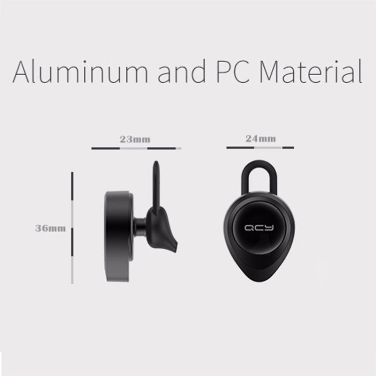 QCY J11 Universeller kabelloser Bluetooth 4.1 Ohrhörer mit Mikrofon für Smartphones oder andere Bluetooth-Geräte, Effektive Bluetooth-Reichweite: 10M
