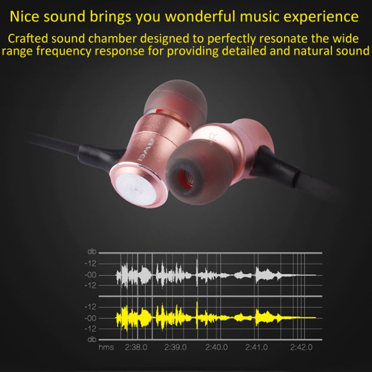 AWEI A921BL Kabelloser Sport Magnetischer Bluetooth-Ohrhörer mit Kabelsteuerung + Mikrofon
