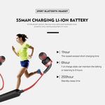 AWEI A960BL Kabelloser Sport Bluetooth Ohrhörer mit Kabelsteuerung, Unterstützt Freisprechanruf