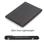 Abnehmbare Bluetooth-Tastatur + horizontale Klapp-Leder-Tablet-Hülle mit Halter & Stifthalter für iPad Pro 9,7 Zoll, iPad Air, iPad Air 2, iPad 9,7 Zoll (2017), iPad 9,7 Zoll (2018), A07B Blau, A07B Roségold, A07B Schwarz, A07B Gold