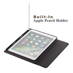 Abnehmbare Bluetooth-Tastatur + horizontale Klapp-Leder-Tablet-Hülle mit Halter & Stifthalter für iPad Pro 9,7 Zoll, iPad Air, iPad Air 2, iPad 9,7 Zoll (2017), iPad 9,7 Zoll (2018), A07B Blau, A07B Roségold, A07B Schwarz, A07B Gold