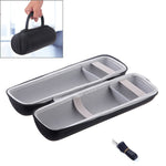 2-in-1 Hart-PU-Reißverschluss-Aufbewahrungstasche + weiche Silikonhülle für JBL Charge 3 Bluetooth-Lautsprecher mit Schultergurt