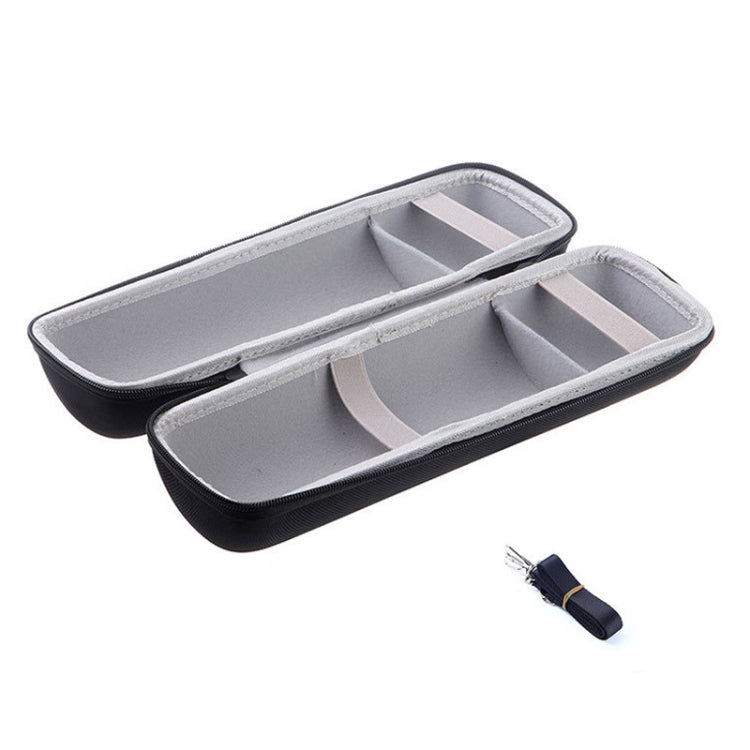 2-in-1 Hart-PU-Reißverschluss-Aufbewahrungstasche + weiche Silikonhülle für JBL Charge 3 Bluetooth-Lautsprecher mit Schultergurt