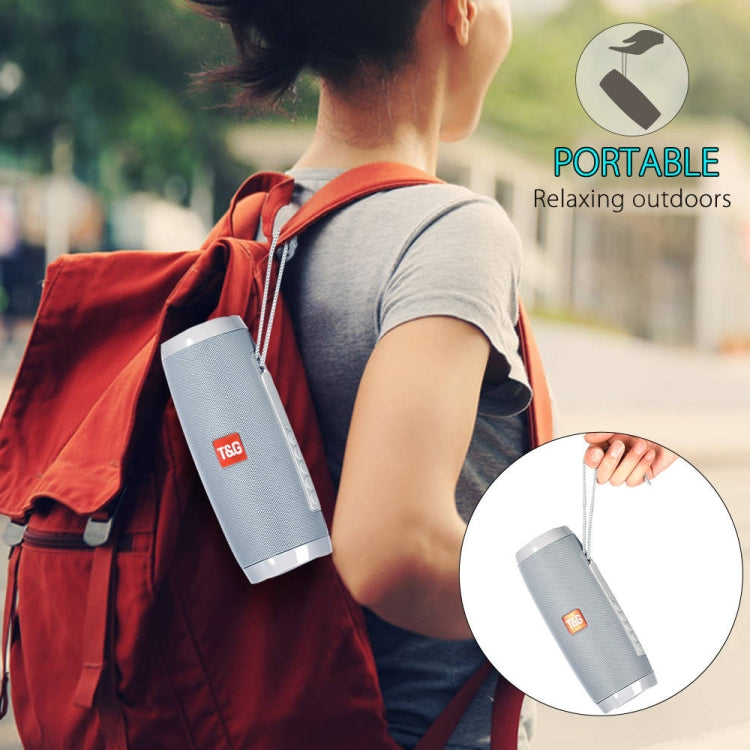 T&G TG157 Bluetooth 4.2 Mini tragbarer kabelloser Bluetooth-Lautsprecher mit Melodie und bunten Lichtern