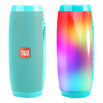 T&G TG157 Bluetooth 4.2 Mini tragbarer kabelloser Bluetooth-Lautsprecher mit Melodie und bunten Lichtern