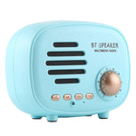Q108 Retro Mini Kabelloser Bluetooth Lautsprecher, Unterstützt Freisprechen / TF-Karte / USB-Stick / FM