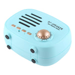 Q108 Retro Mini Kabelloser Bluetooth Lautsprecher, Unterstützt Freisprechen / TF-Karte / USB-Stick / FM