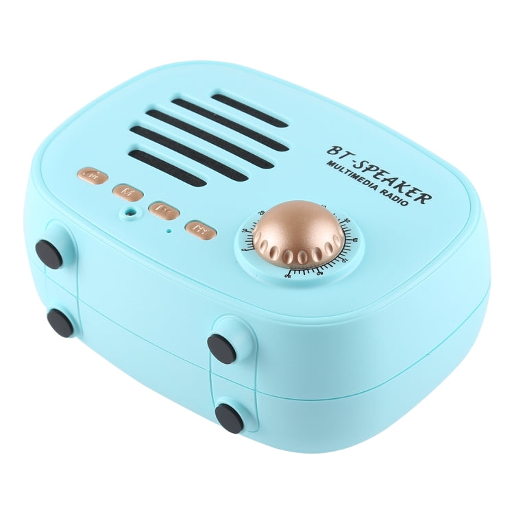 Q108 Retro Mini Kabelloser Bluetooth Lautsprecher, Unterstützt Freisprechen / TF-Karte / USB-Stick / FM